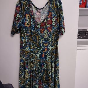 LuLaRoe knit dress 2XL